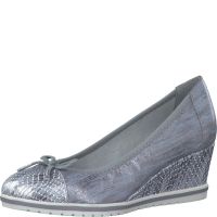 Tamaris Keilpumps silber